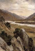 Mountainous Riverscape Alexandre Calame